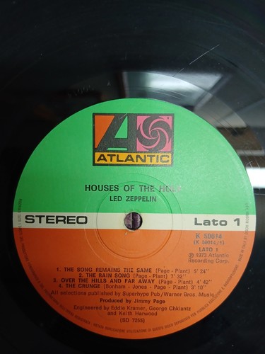 Vinile led zeppelin houses - led,